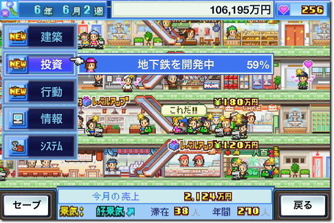 開店デパート日記