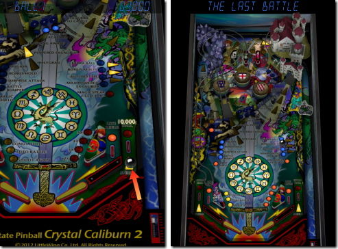 Pinball Crystal Caliburn II
