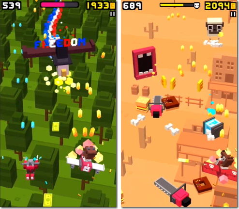 Shooty Skies Endless Arcade Flyer