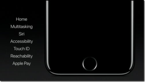 news iPhone 7 home button