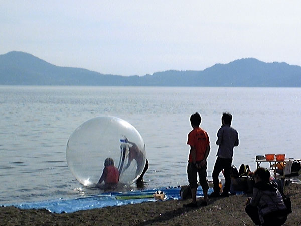 洞爺湖 とうや水の駅 キャンピングカー放浪旅生活 Soto