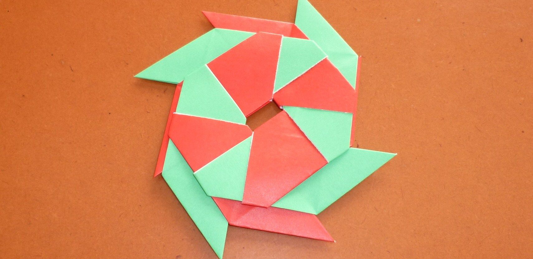 変形折り紙 O 今日は冬至ですね Kanの消しゴムはんこと育児絵日記