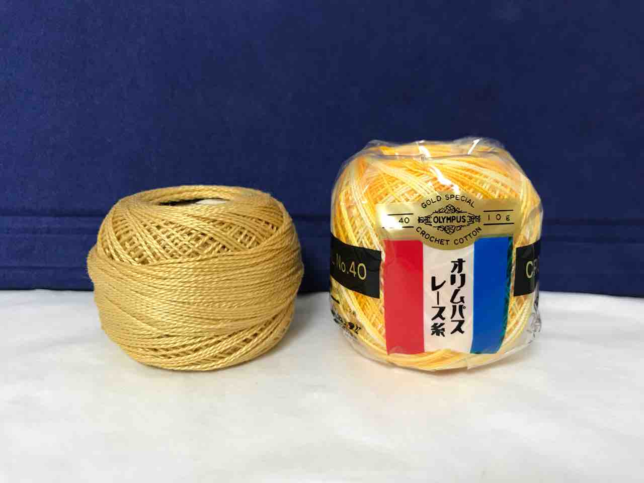 8番刺繍糸と 40番レース糸のこと フェルトママ