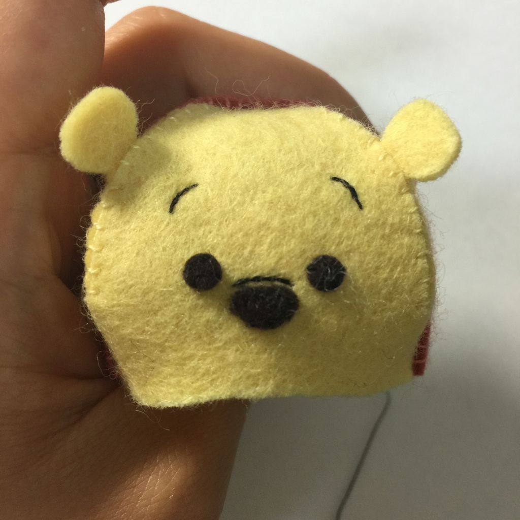 ツムツムアイス プーさんの作り方と型紙 完 フェルトママ ツムツムアイス プーさんの作り方と型紙 完 フェルトママ