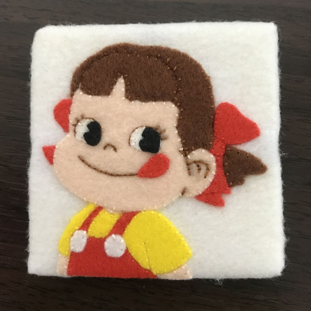 ペコちゃんカード 完成 フェルトママ ペコちゃんカード 完成 フェルトママ
