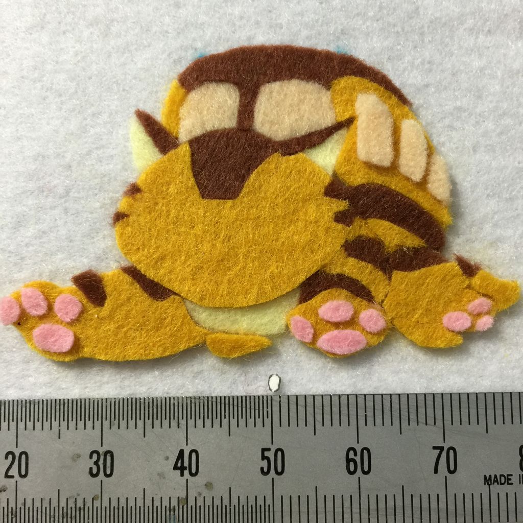 45枚目 トトロの ネコバス 細かいよ フェルトママ