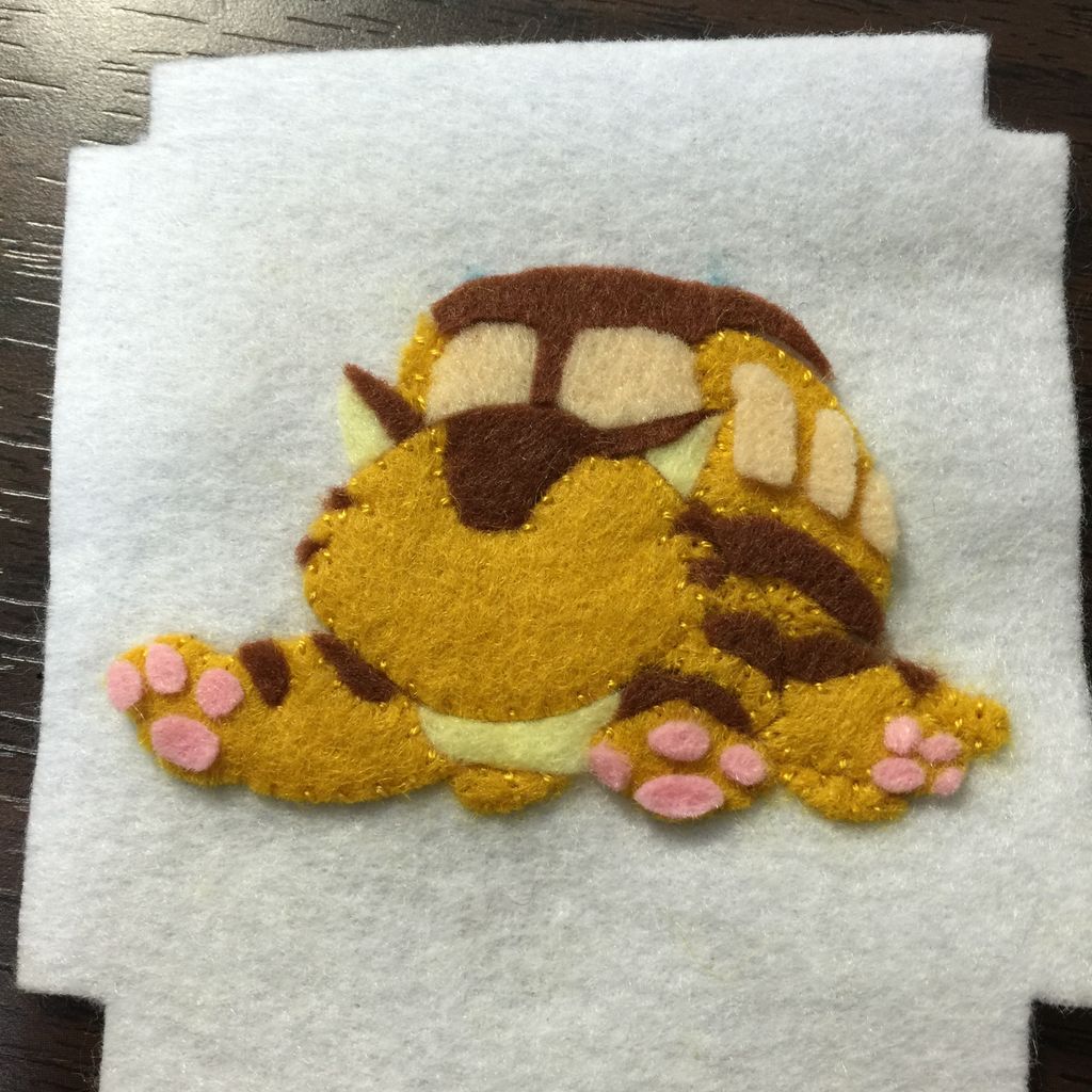 極小パーツを縫い付けるコツ フェルトママ 極小パーツを縫い付けるコツ フェルトママ