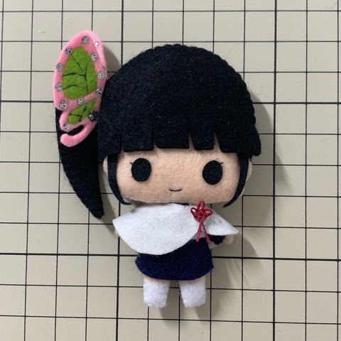 栗花落カナヲちゃんのフェルトマスコット、完成！ : ☆フェルトママ☆