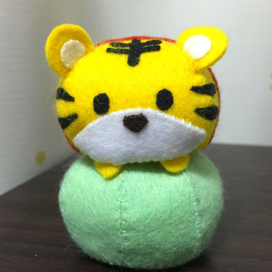 ツムツムアイスのしまじろう 完成ー O O フェルトママ