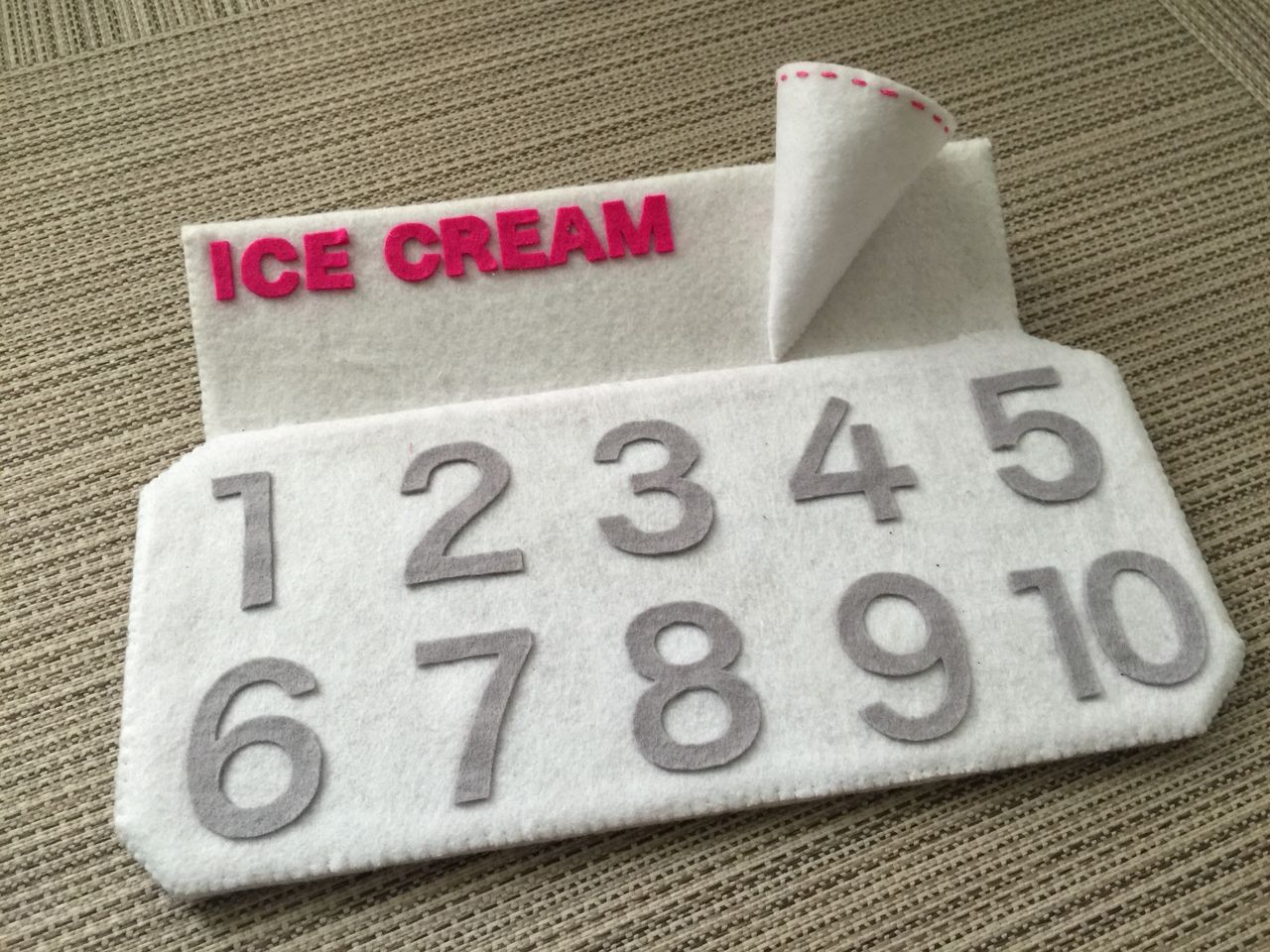 フェルトのアイスクリームショップ フェルトママ