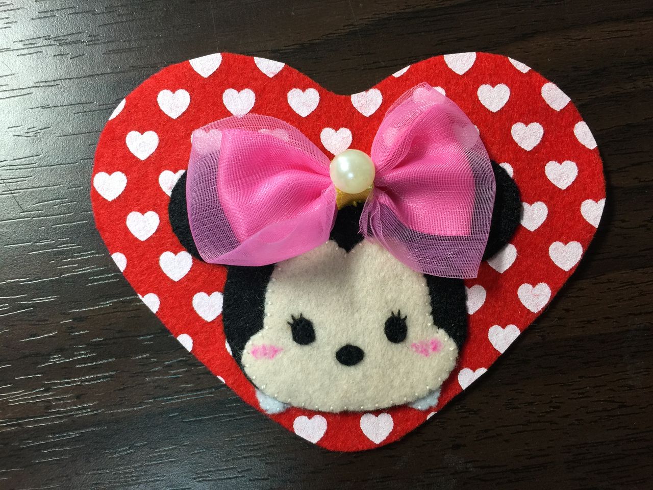 プールバッグのネームタグ シンデレラへ フェルトママ