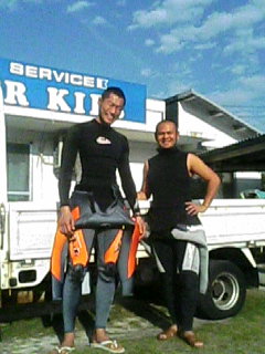 映画海猿の 平山祐介さん レッツダイブ とかしき日記