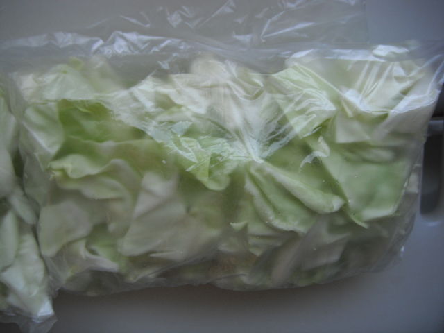 野菜の冷凍保存方法 白菜 キャベツ カニのデパート かなはし水産スタッフ日記