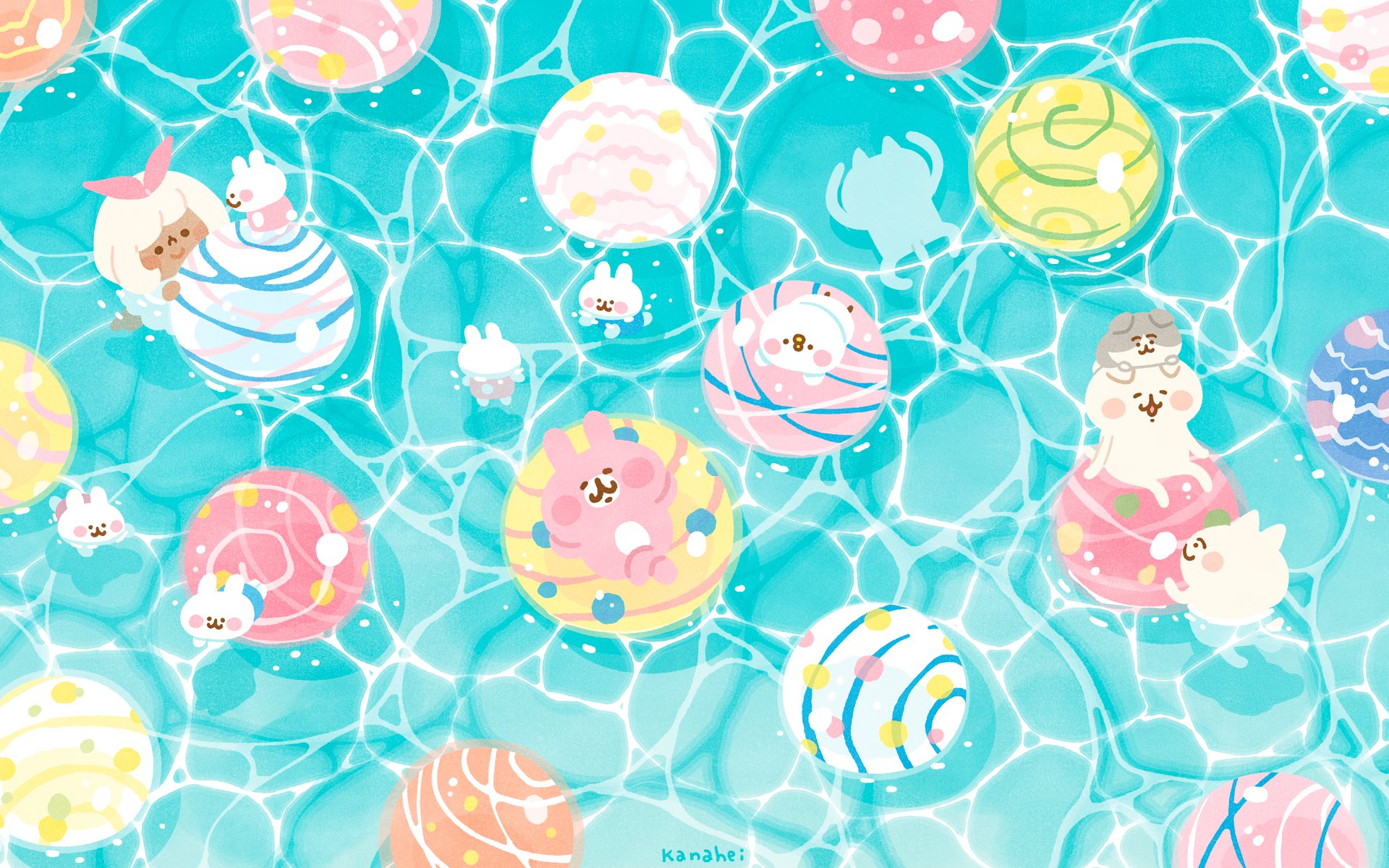 8月壁紙更新しました カナヘイのブログ
