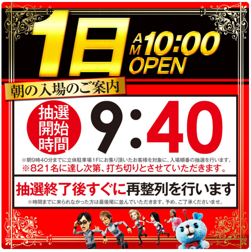 もう師走 12月一発目は1がつく日のワンダーランド集計 その 福岡