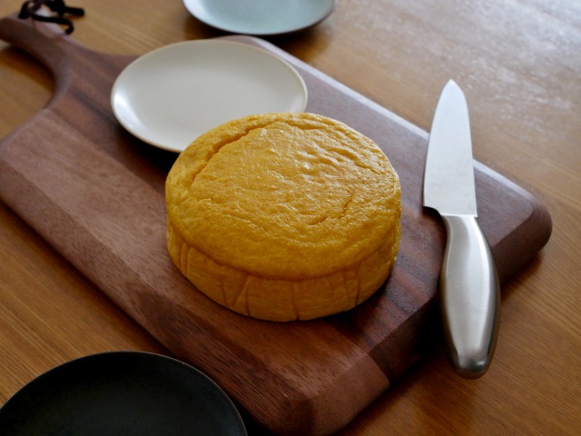 水切りヨーグルトでさっぱり かぼちゃのチーズケーキ Kana Kitchen