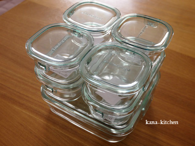 Iwaki 耐熱ガラス食器 パック レンジ Kana Kitchen