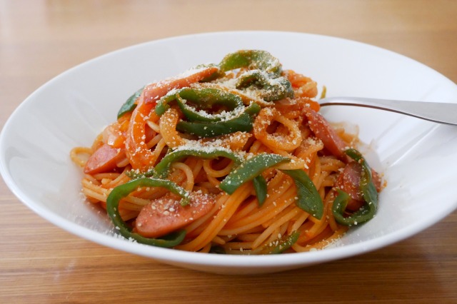 懐かしの「すいすいパスタ」でナポリタン : kana-kitchen