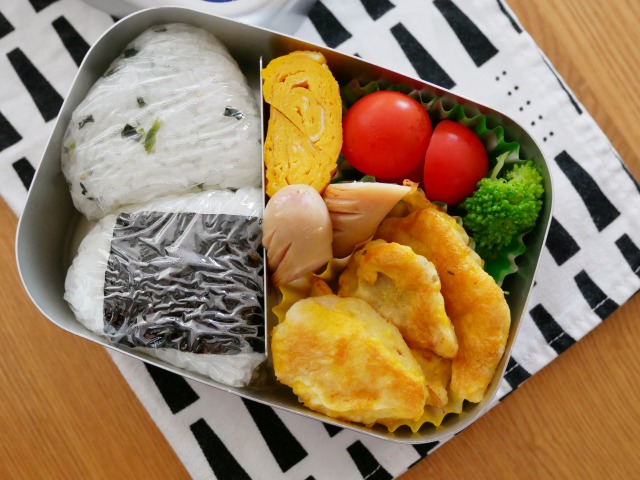 鱈のピカタのお弁当 ２ Kana Kitchen