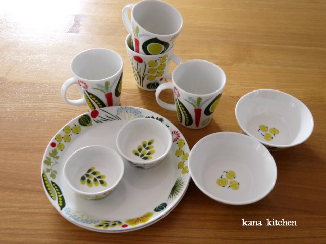 ロールストランド クリナラ プレートとSSボウル : kana-kitchen