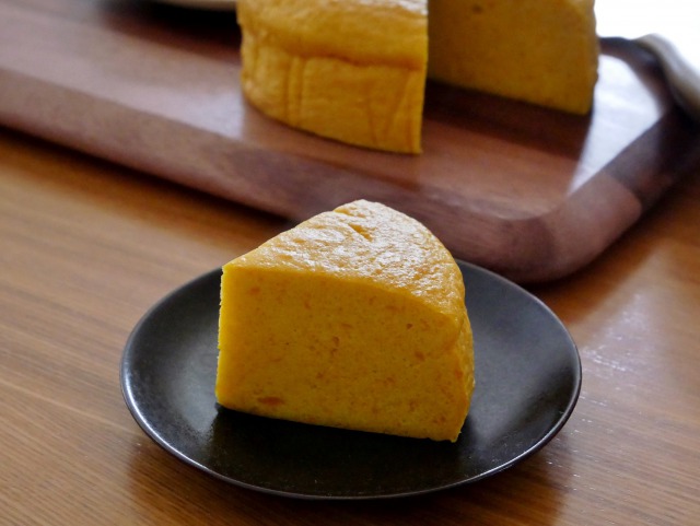 水切りヨーグルトでさっぱり かぼちゃのチーズケーキ Kana Kitchen