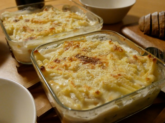 冬の味覚 新巻鮭とほうれんそうのマカロニグラタン Kana Kitchen