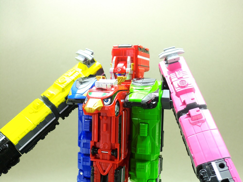 バンダイ 烈車合体シリーズEX ゴーオンジャーレッシャー バンダイ 烈車合体シリーズEX ゴーオンジャーレッシャー