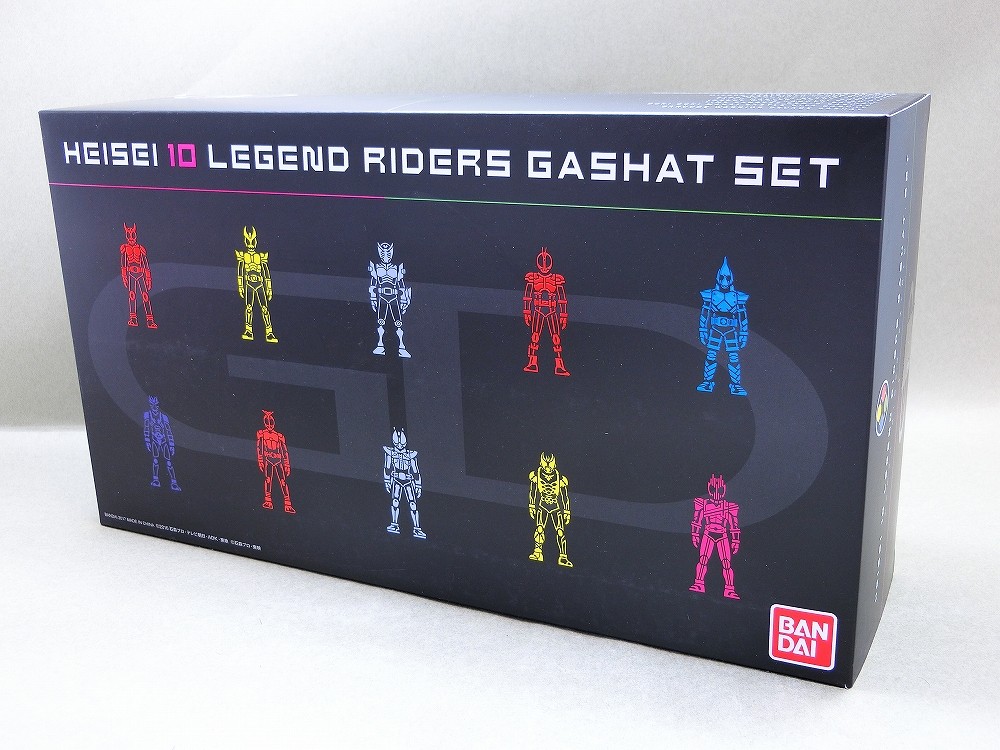 バンダイ DX平成十大レジェンドライダーガシャットセット
