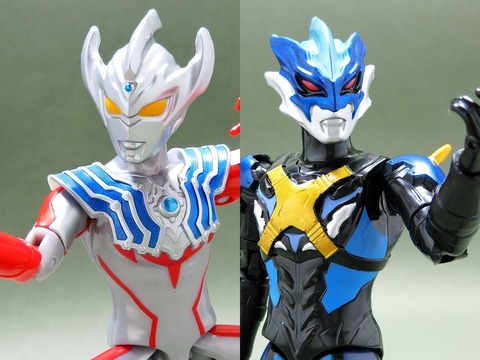 BANDAIウルトラアクションフィギュア ウルトラマンタイガ ＆ トレギア ウルトラアクションフィギュア ウルトラマンタイガ トレギア