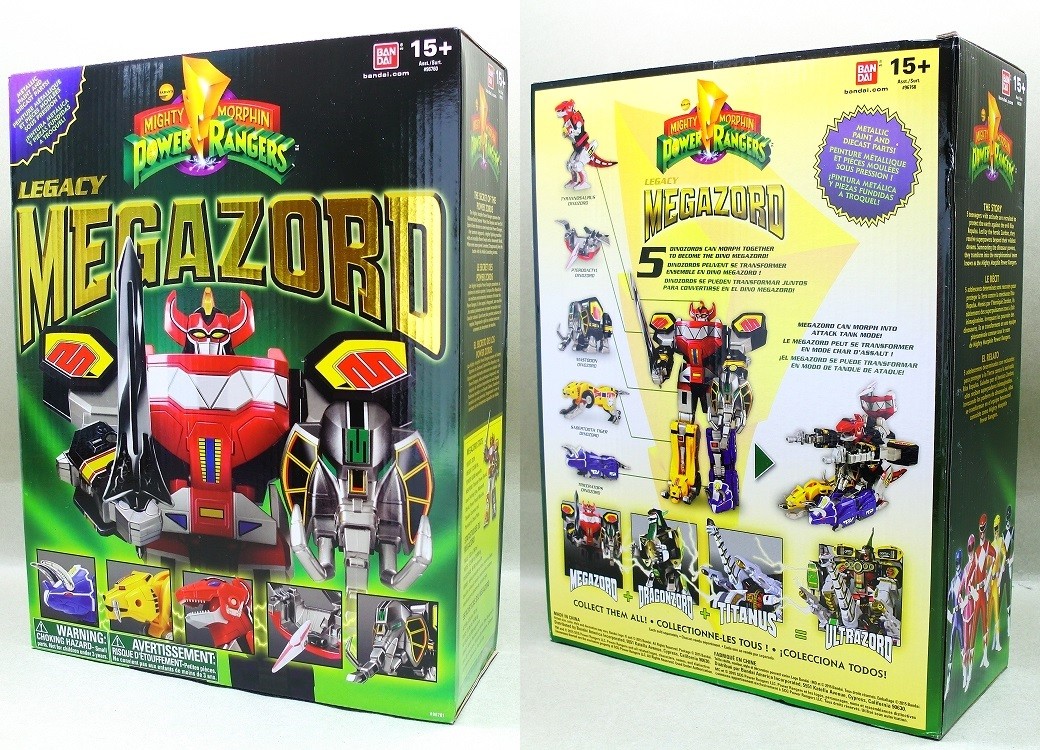 バンダイ Legacy Megazord(進化合体 大獣神) レビュー① : 冷やし牛乳