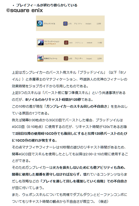 10.ガンブレへの文句