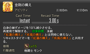 金剛の構え