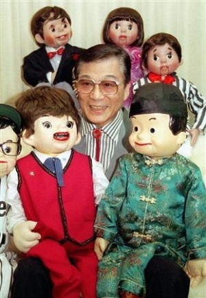 腹話術人形 川上のぼるさんがつかわれていたものと同じ人形です