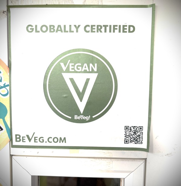 BeVeg “Globally Certified Vegan” IMG_0212