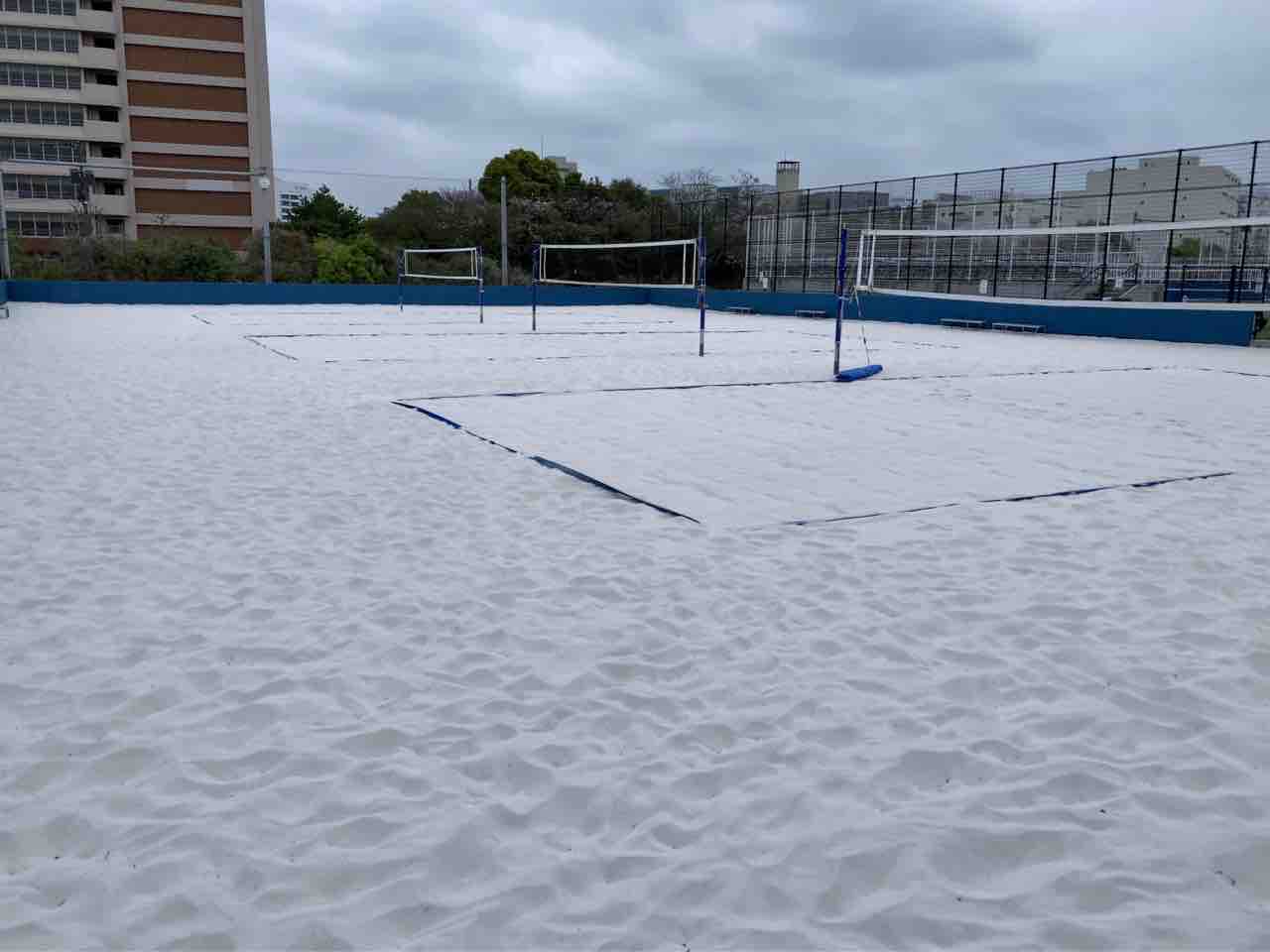 ビーチスポーツを楽しもう！用具の無料貸出も！『大森東水辺スポーツ広場・ビーチバレー場』で『ふる浜ビーチバレー場 無料開放DAY』開催！4月23日他。  : おおたく通信 - 東京都大田区の地域情報サイト