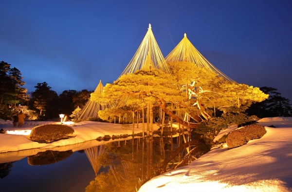 入園無料！期間限定ライトアップ！『兼六園』『金沢城公園』で『金沢城・兼六園四季物語～冬の段～』開催。2月7日、14日、21日、28日。