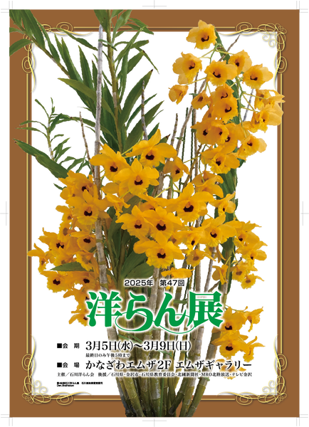 洋らん展 ポスター2025 1