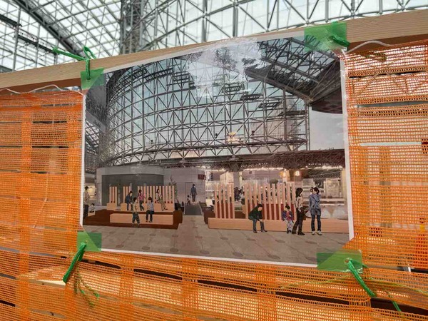 金沢駅ベンチ