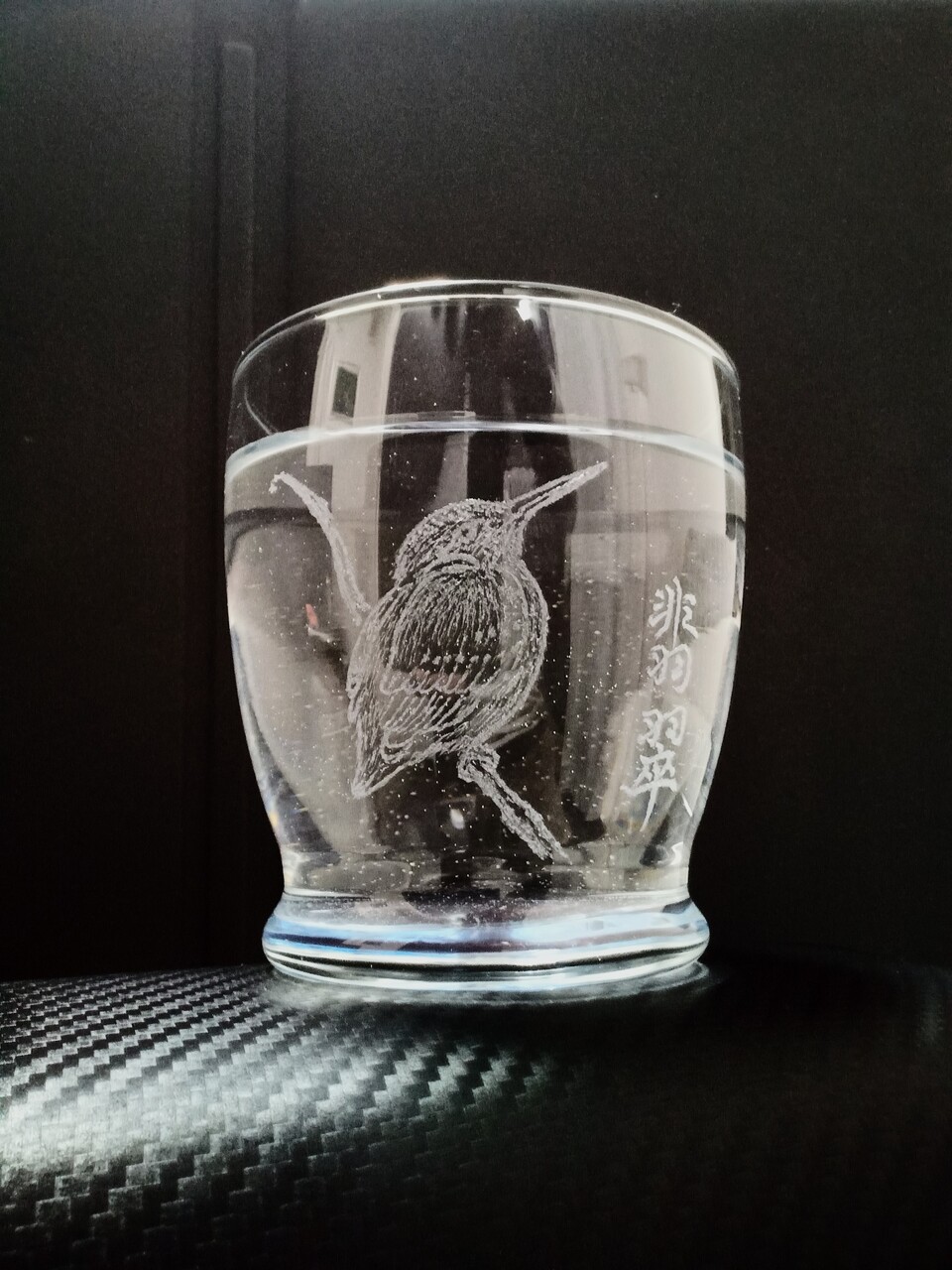 ルーターでカワセミ彫刻 かんばんやの四季彩翡翠