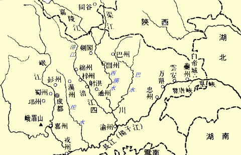 蜀中転々圖