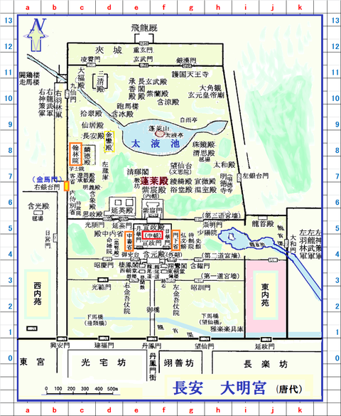 大明宮-座標