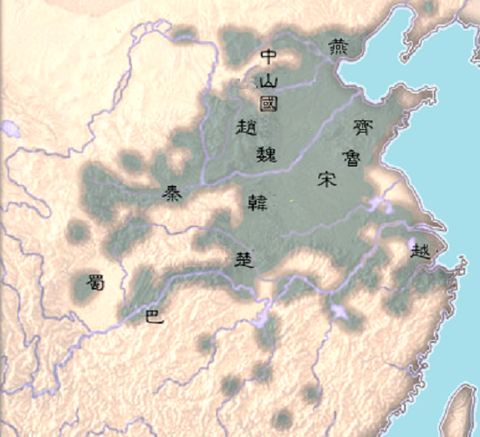 戦国時代勢力図