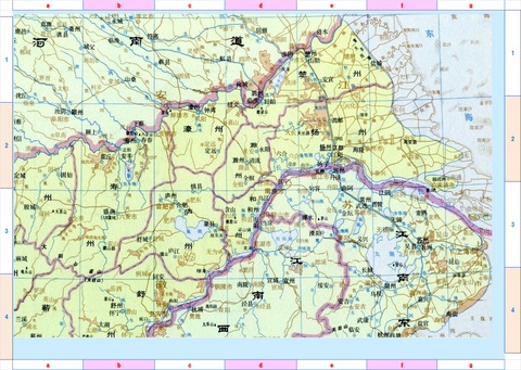 楚州揚州廬州壽州上海　地図05