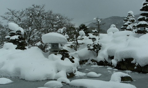 雪の庭