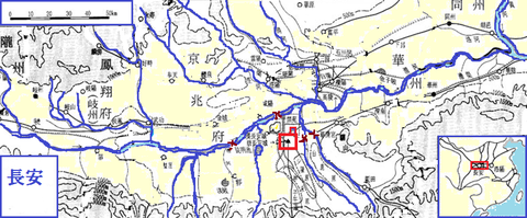 長安洛陽鳳翔Map