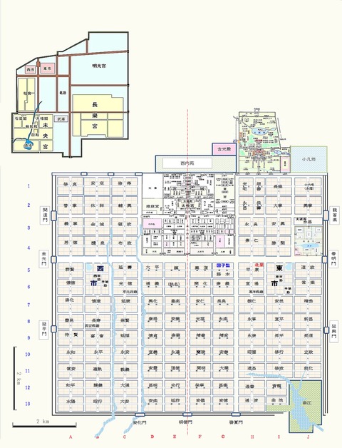 唐 長安城 作図 01j