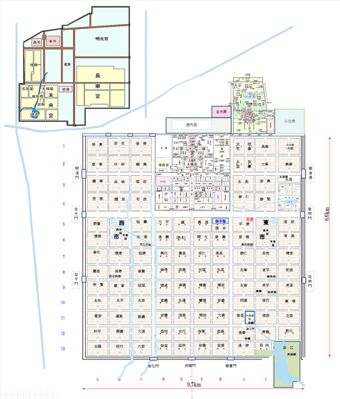 長安城図　作図00