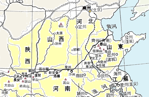 邯冉唐宋時代の地図00邯鄲かんたん