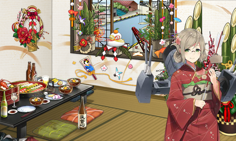 艦これ 晴れ着mode 17 期間限定グラフィック Minaの艦これメモ日記