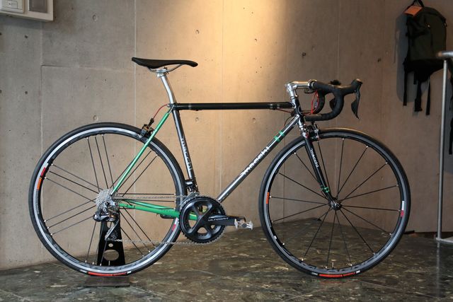 クロモリ×電動変速！macchi cyclesのオーダーフレーム組み上げ : K&M